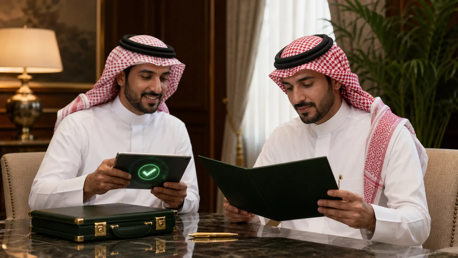 إتمام خدمة التوثيق في موقع العميل بالرياض